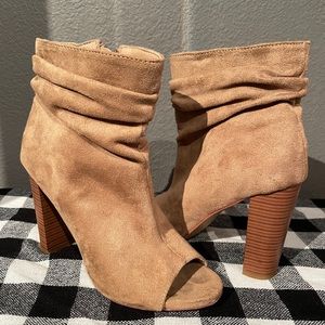 Size 8 Open toe Booties